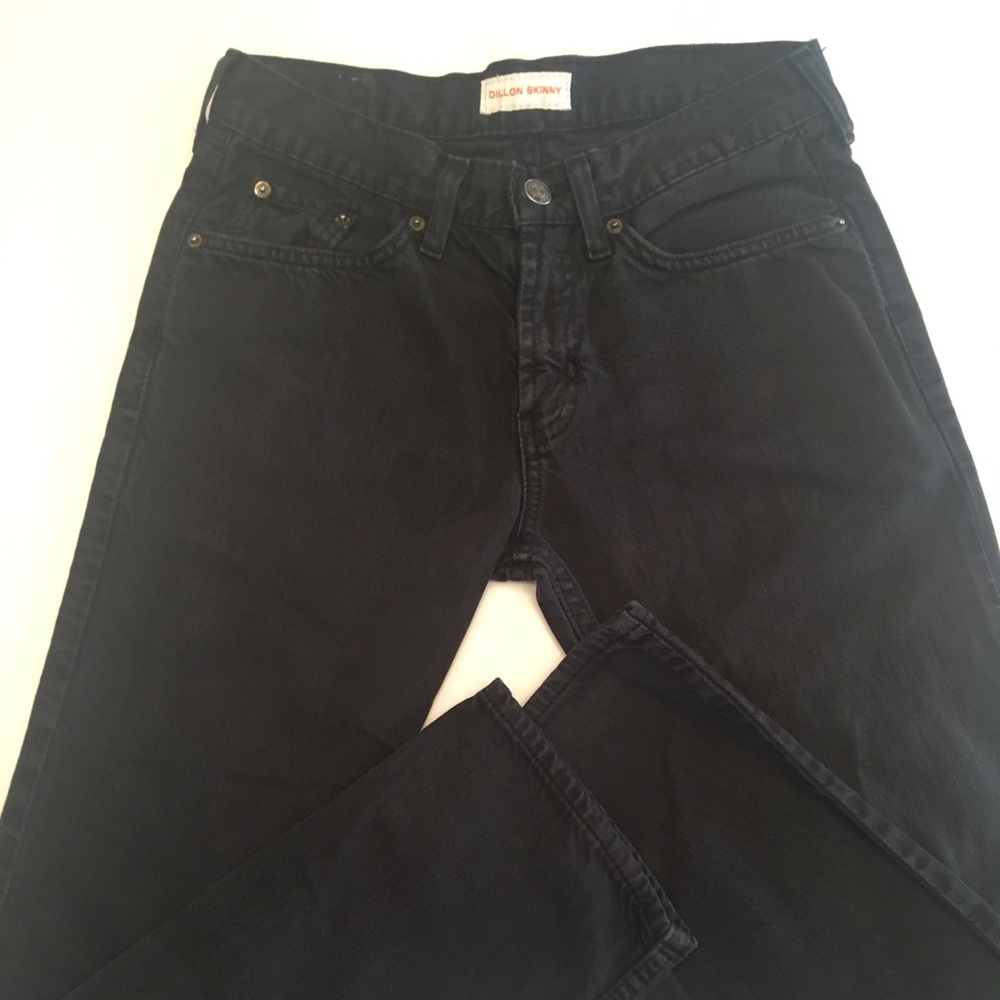 Dillon Skinny Black Jeans, size 28x30